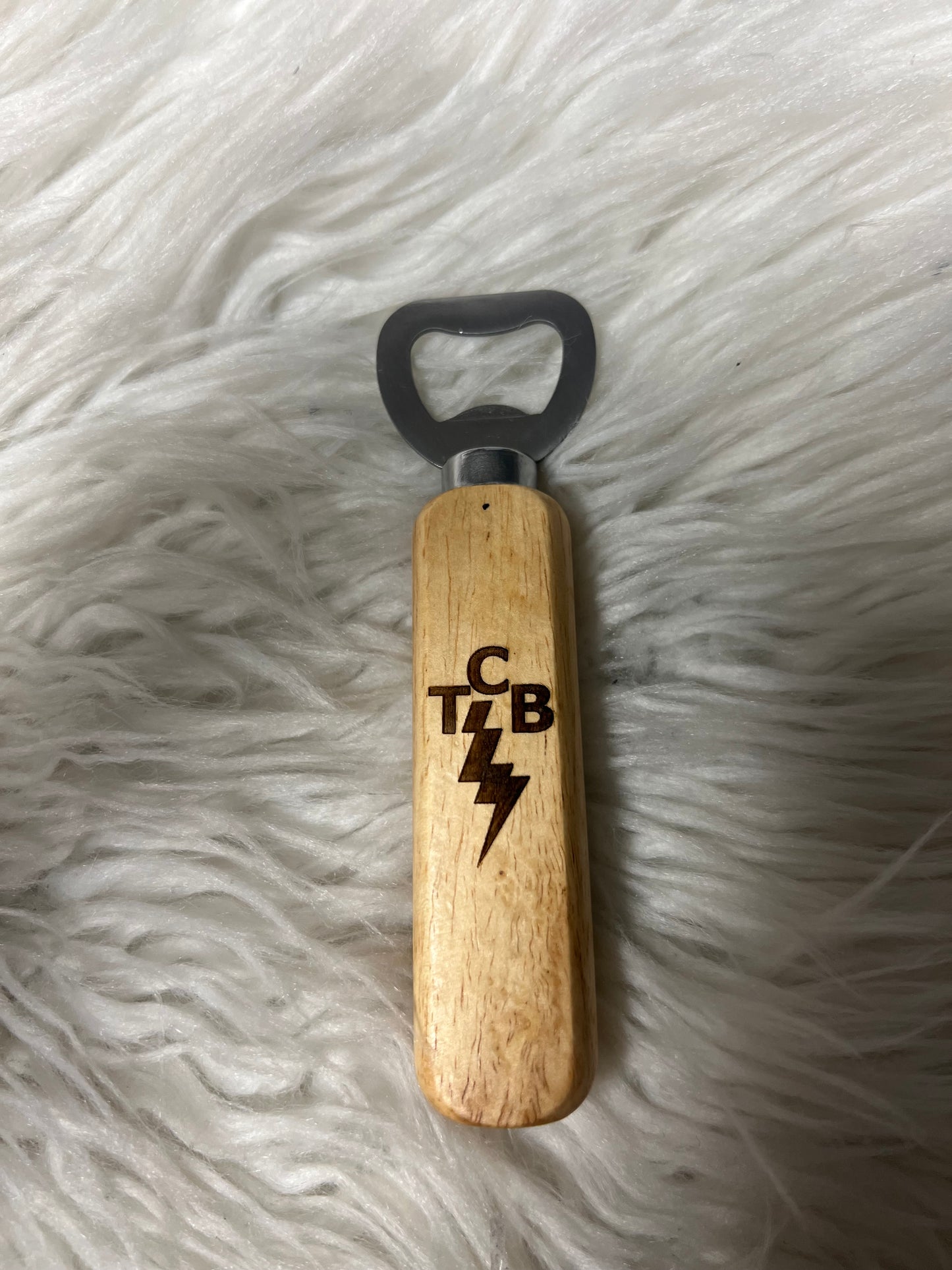 Kenzie Morrison TCB wooden bottle opener