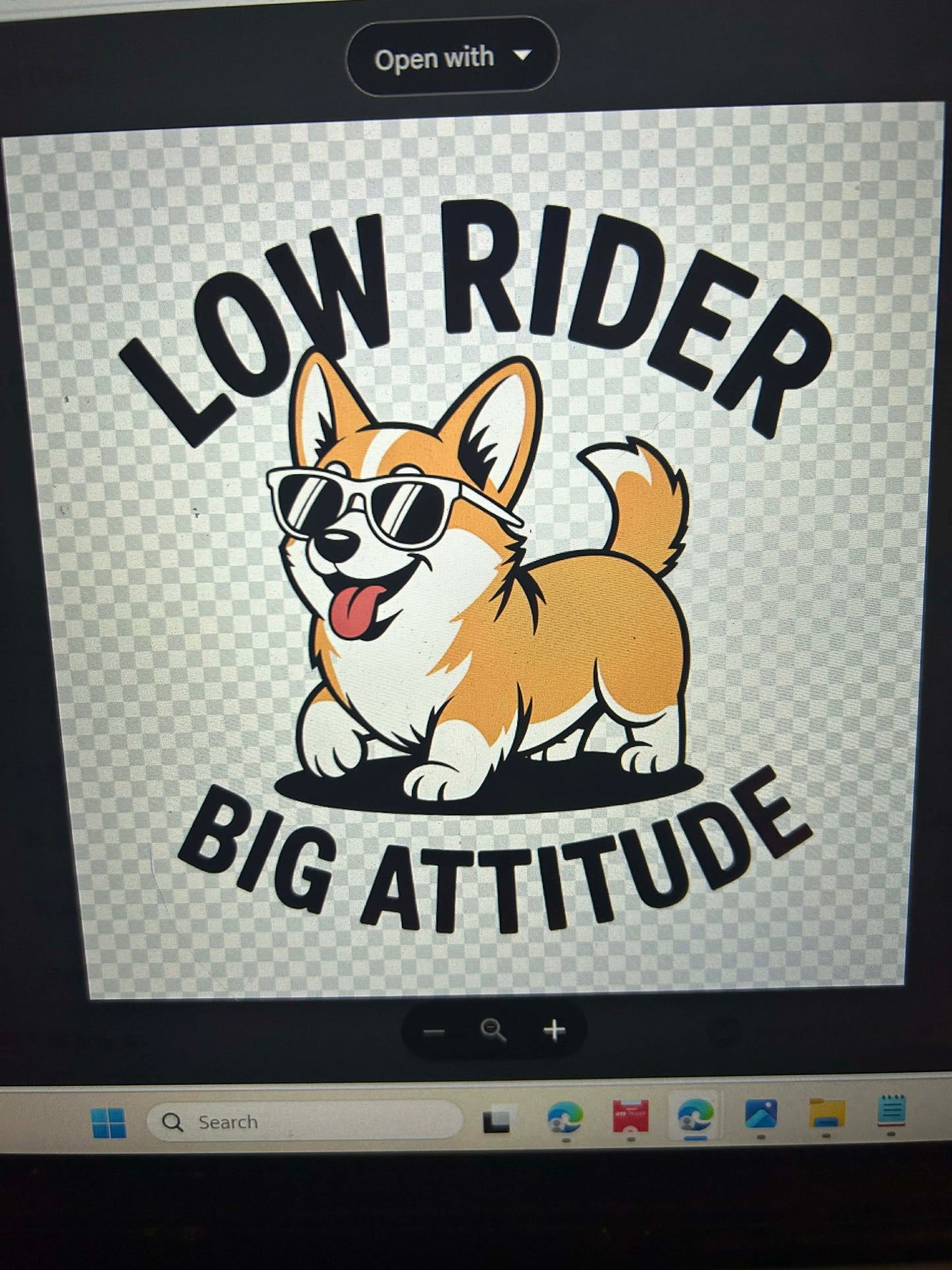 New DTF corgi