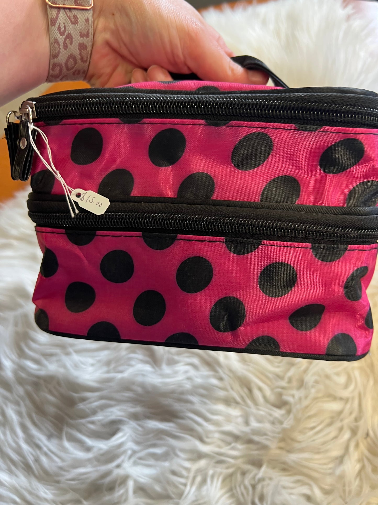 Brand new double layered a zipper bag