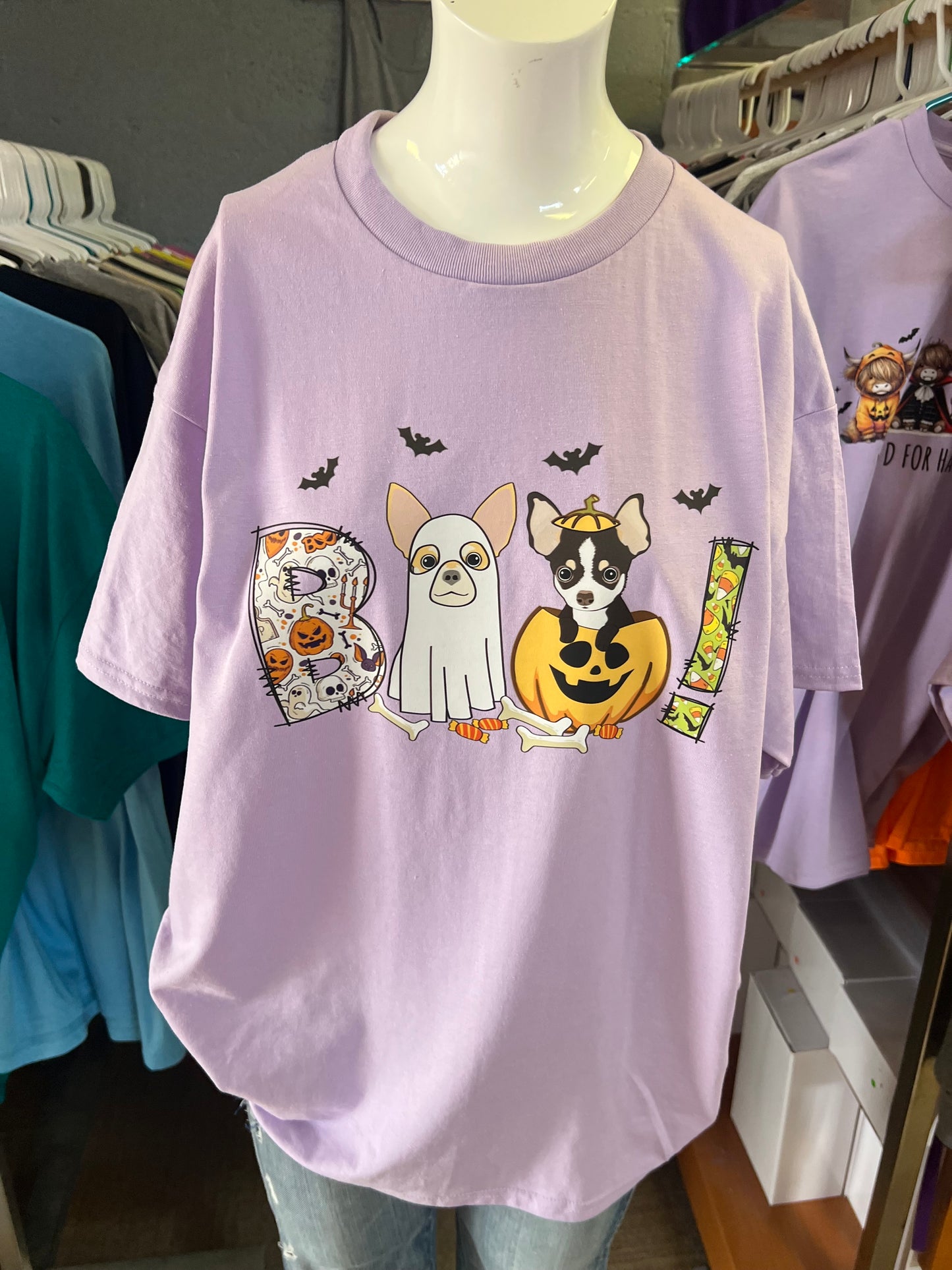 New  unisex T-shirt Halloween Chihuahua