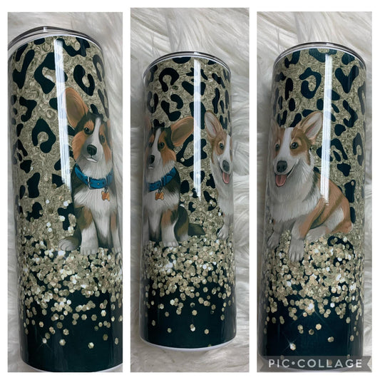 20 ounce Tumblr corgi