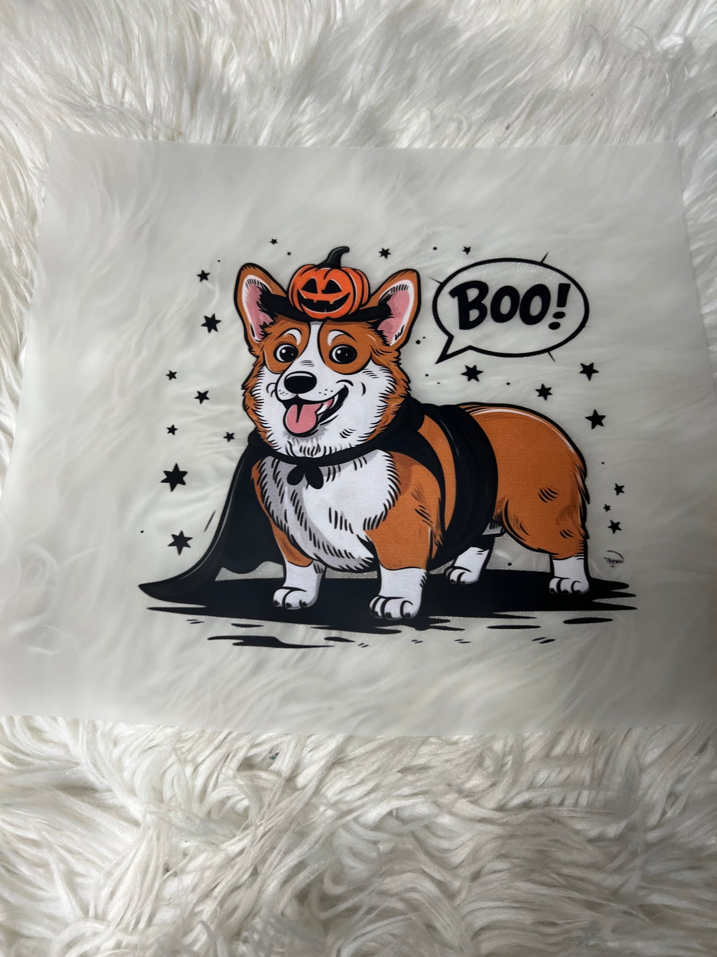 New DTF corgi