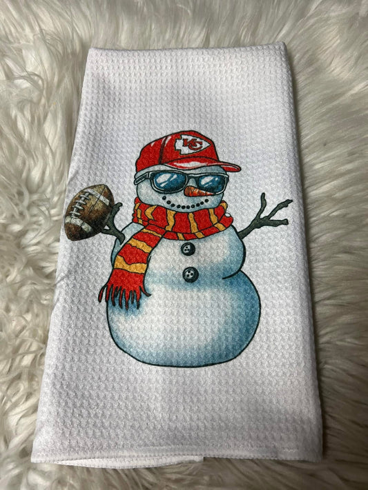 Decorative hand towel football