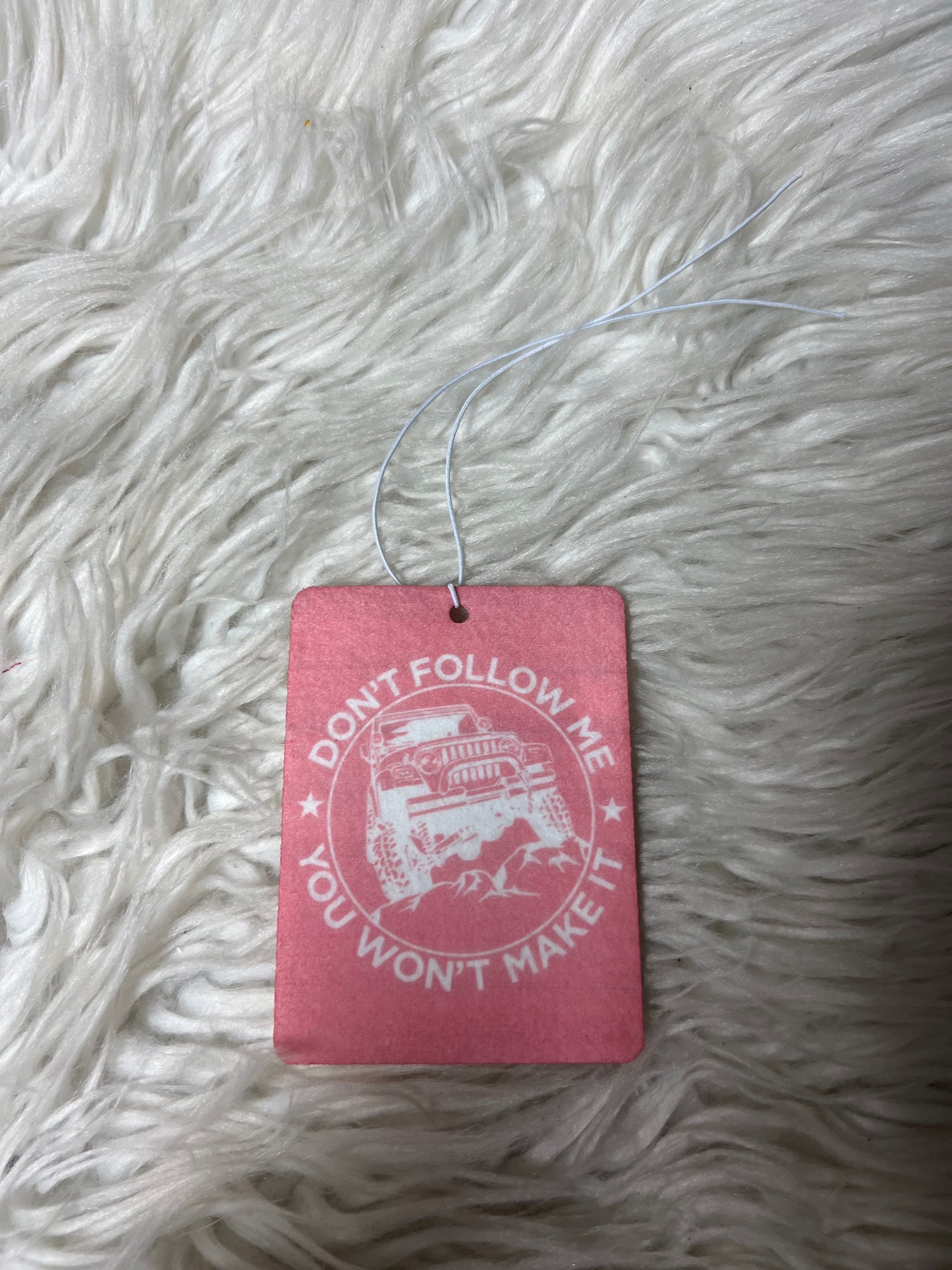 Brand new unscented air freshener pink  4 x 4