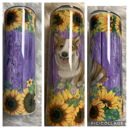 20 ounce Tumblr corgi