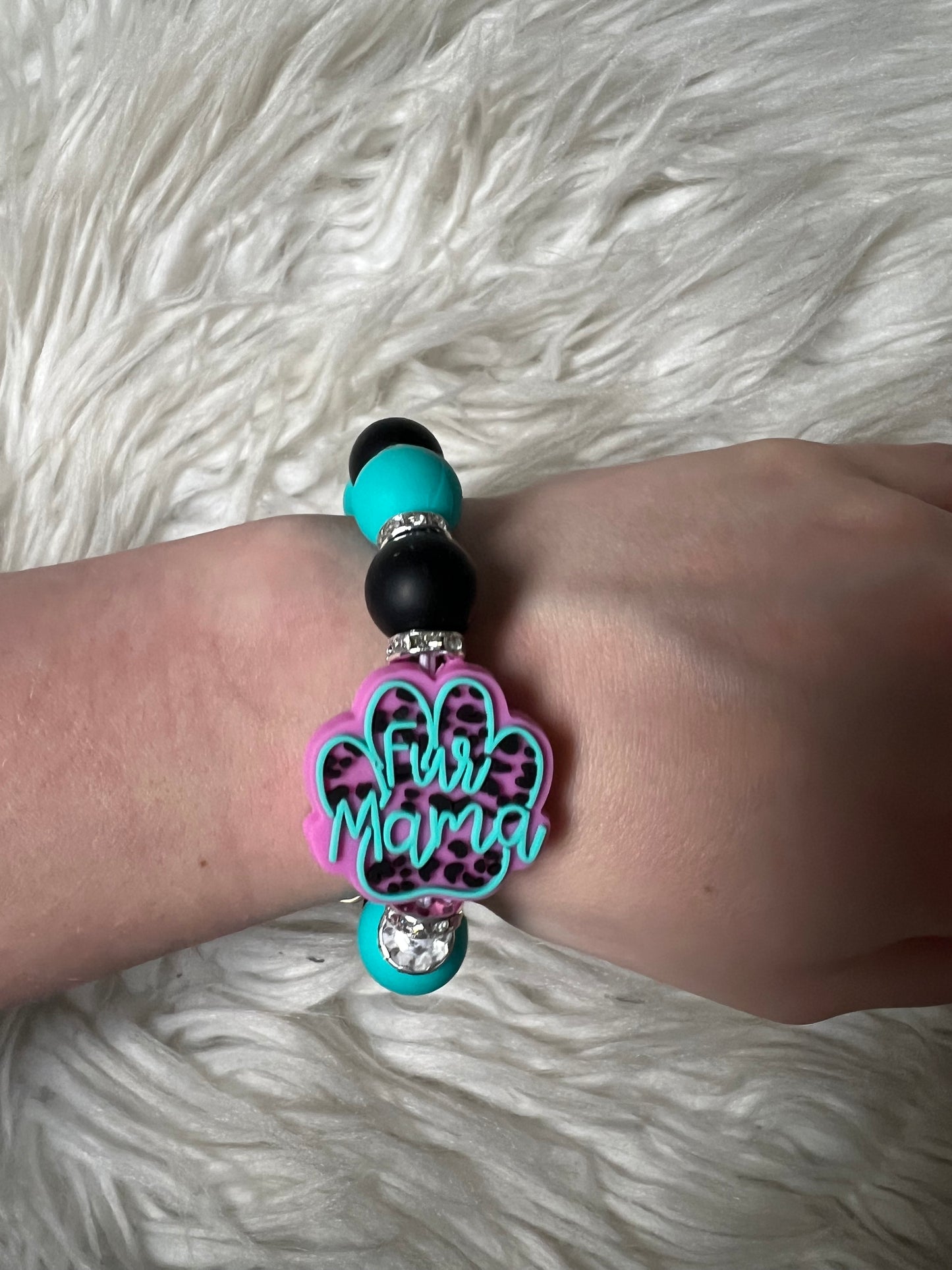 New keychain bracelet for mama leopard