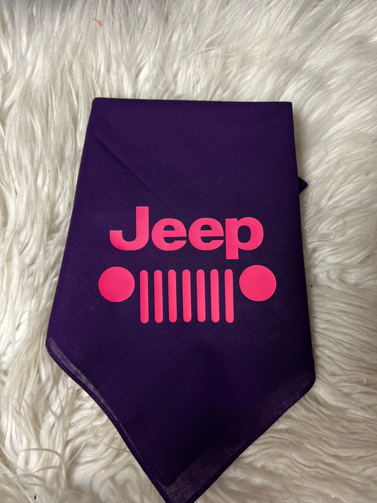 New dog bandanna purple 