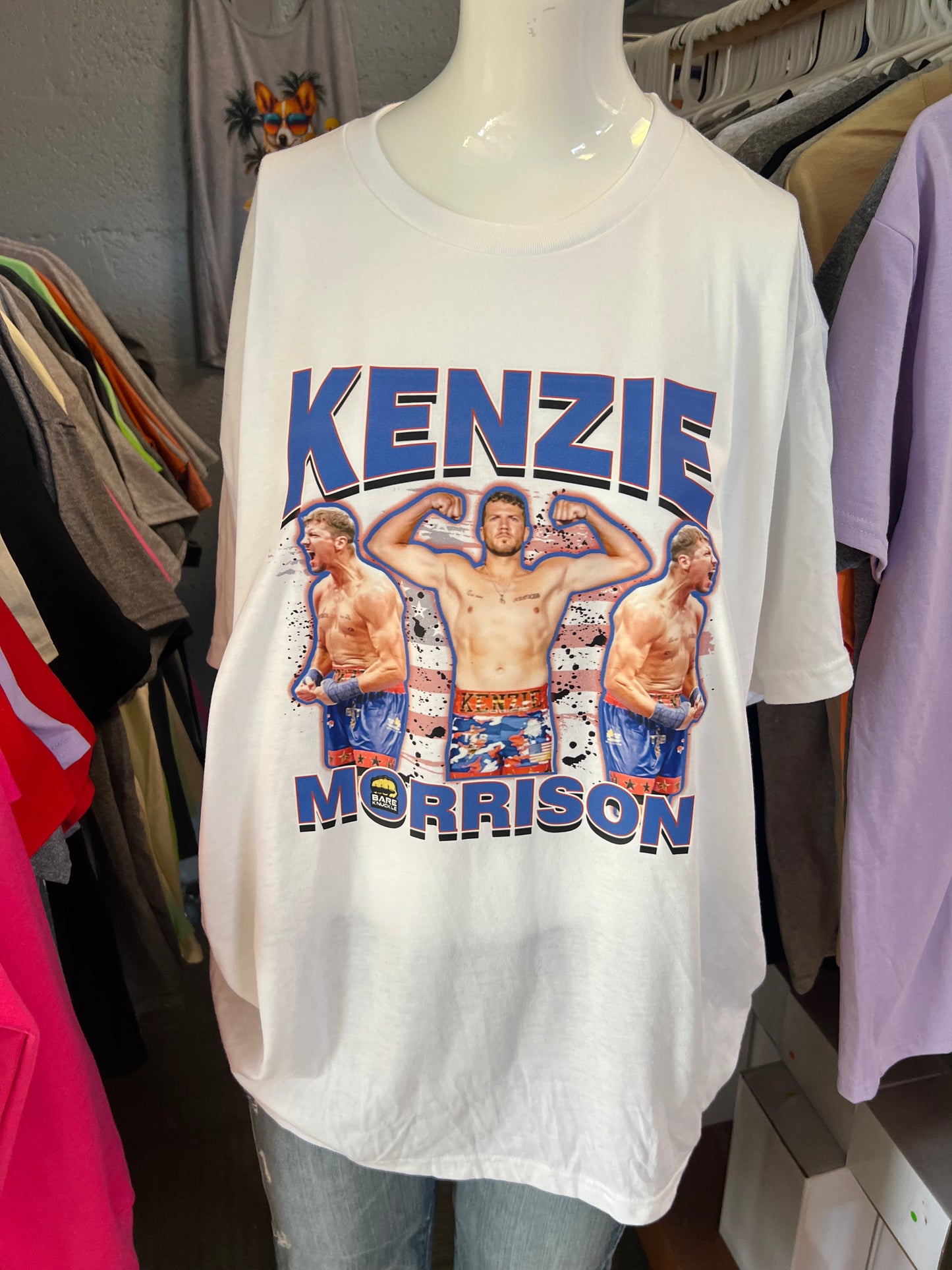 Kenzie Morrison unisex adult, crewneck sweatshirt, Gilden