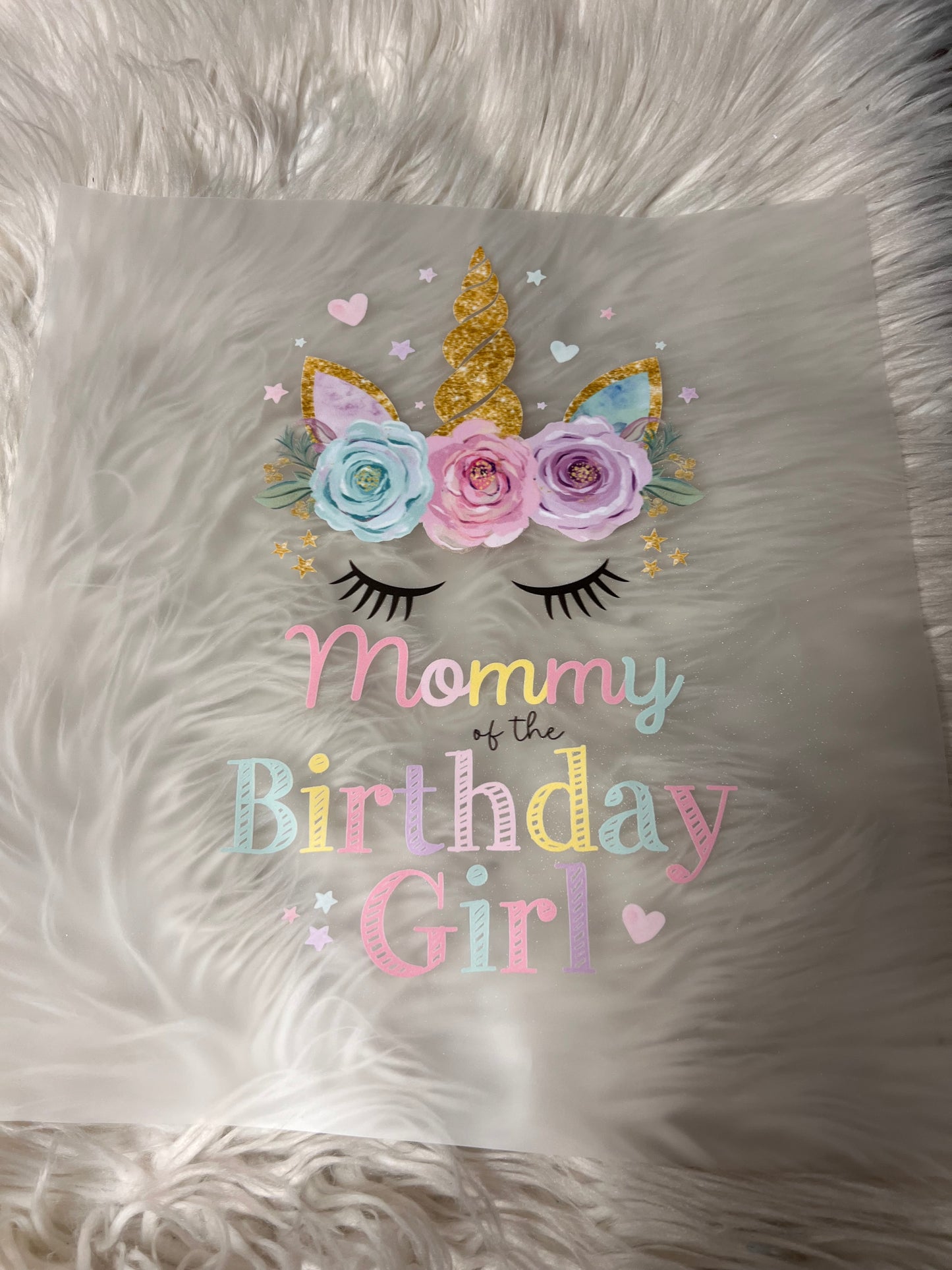 New DTF birthday girl mom