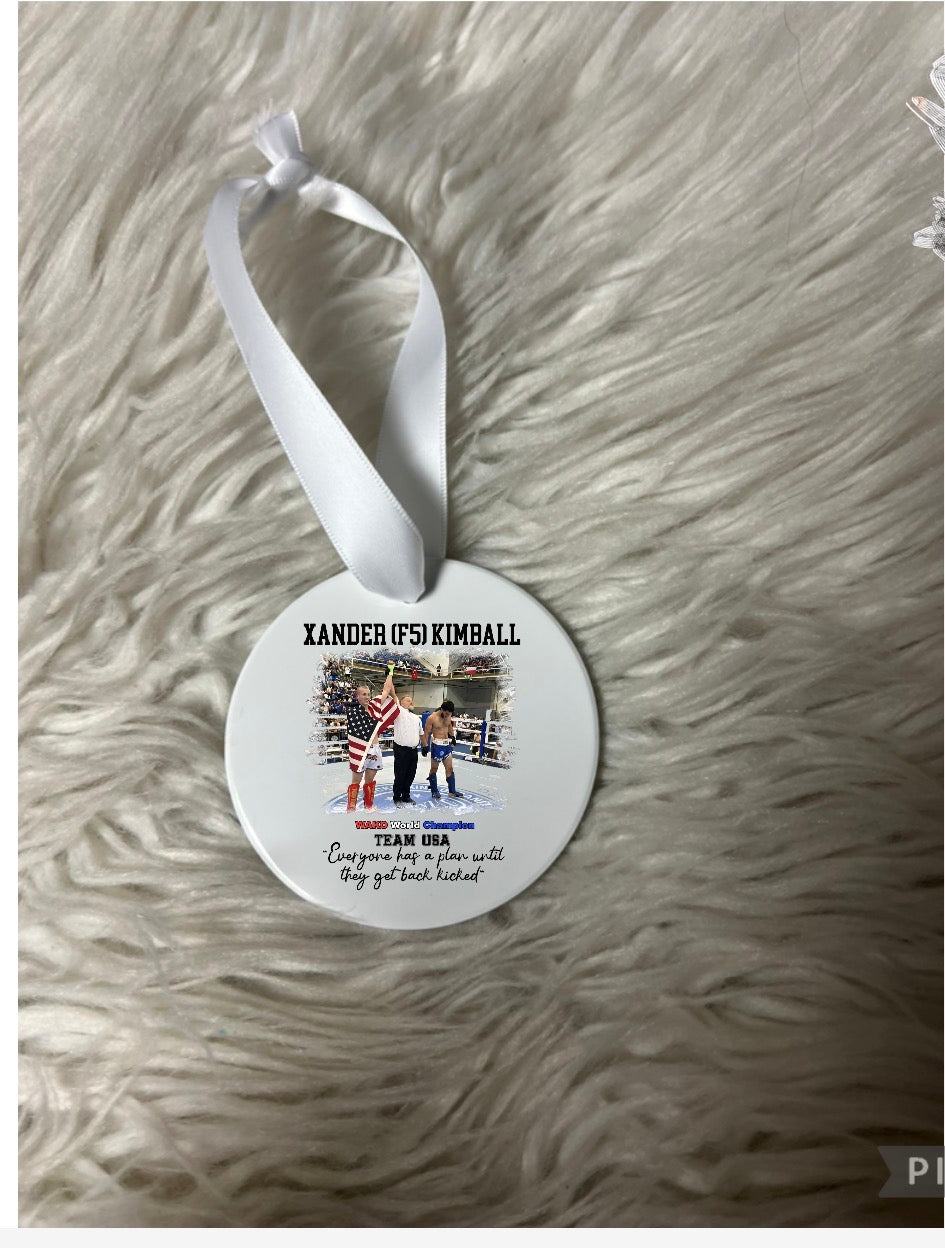 Ceramic Christmas ornament kimball
