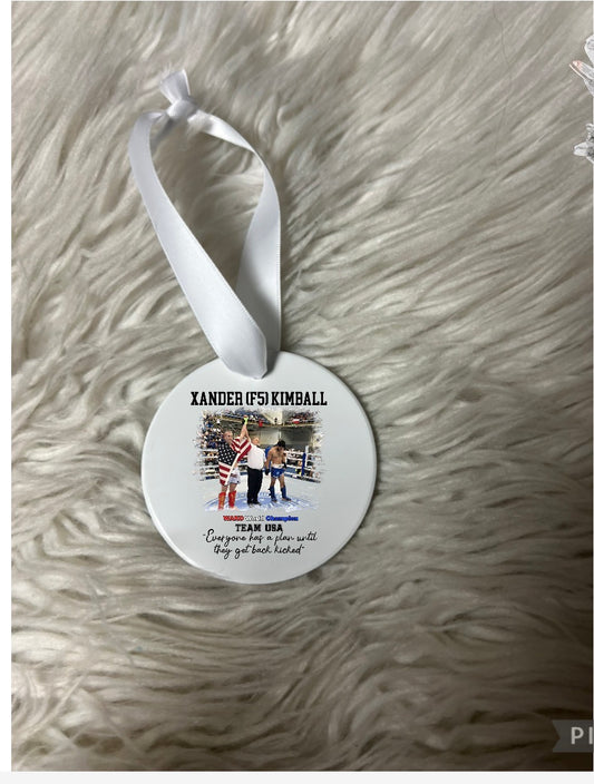 Ceramic Christmas ornament kimball