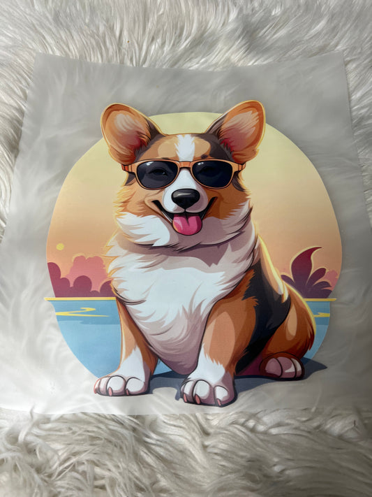 New DTF corgi