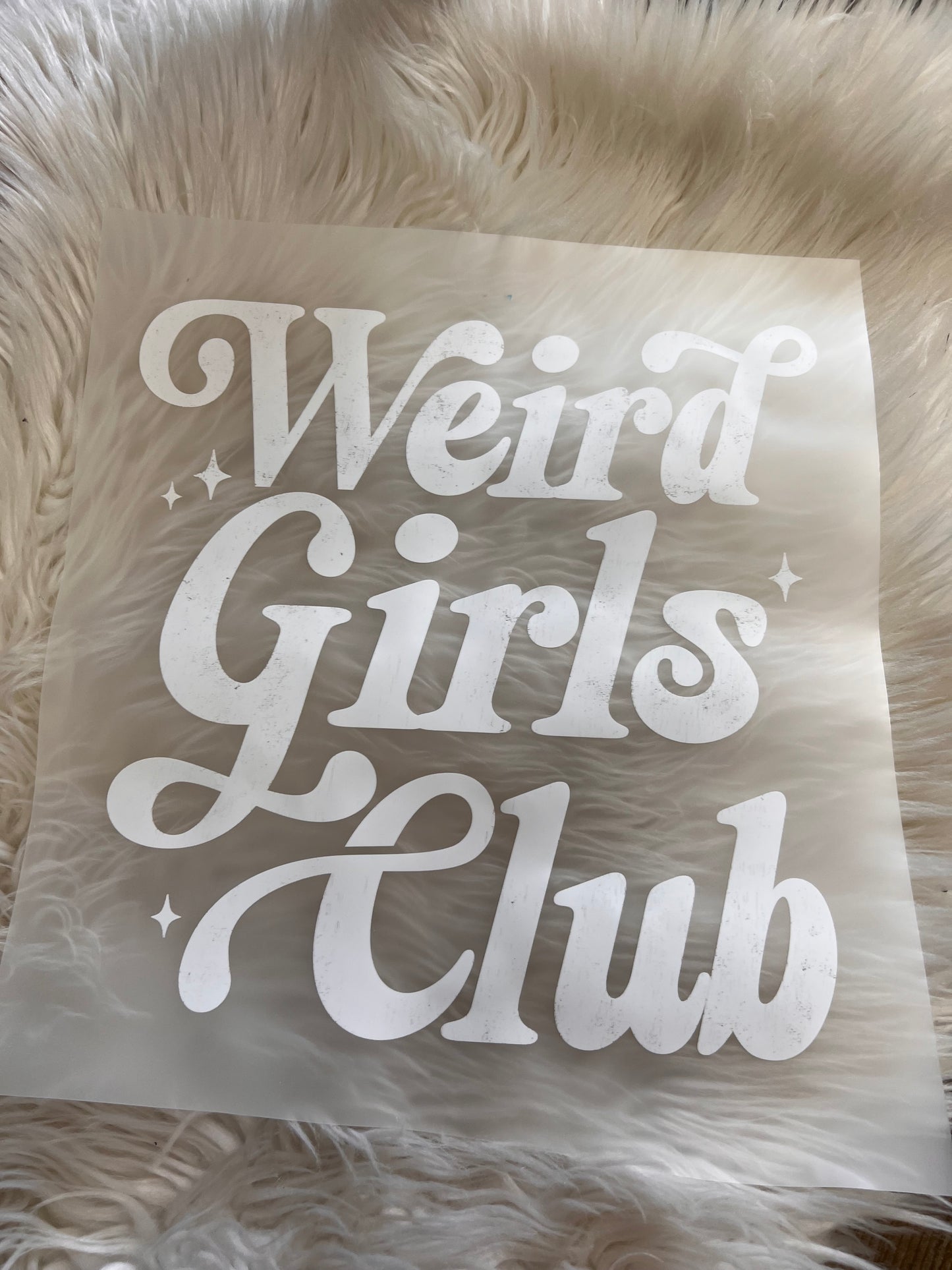New funny DTF weird girls club 