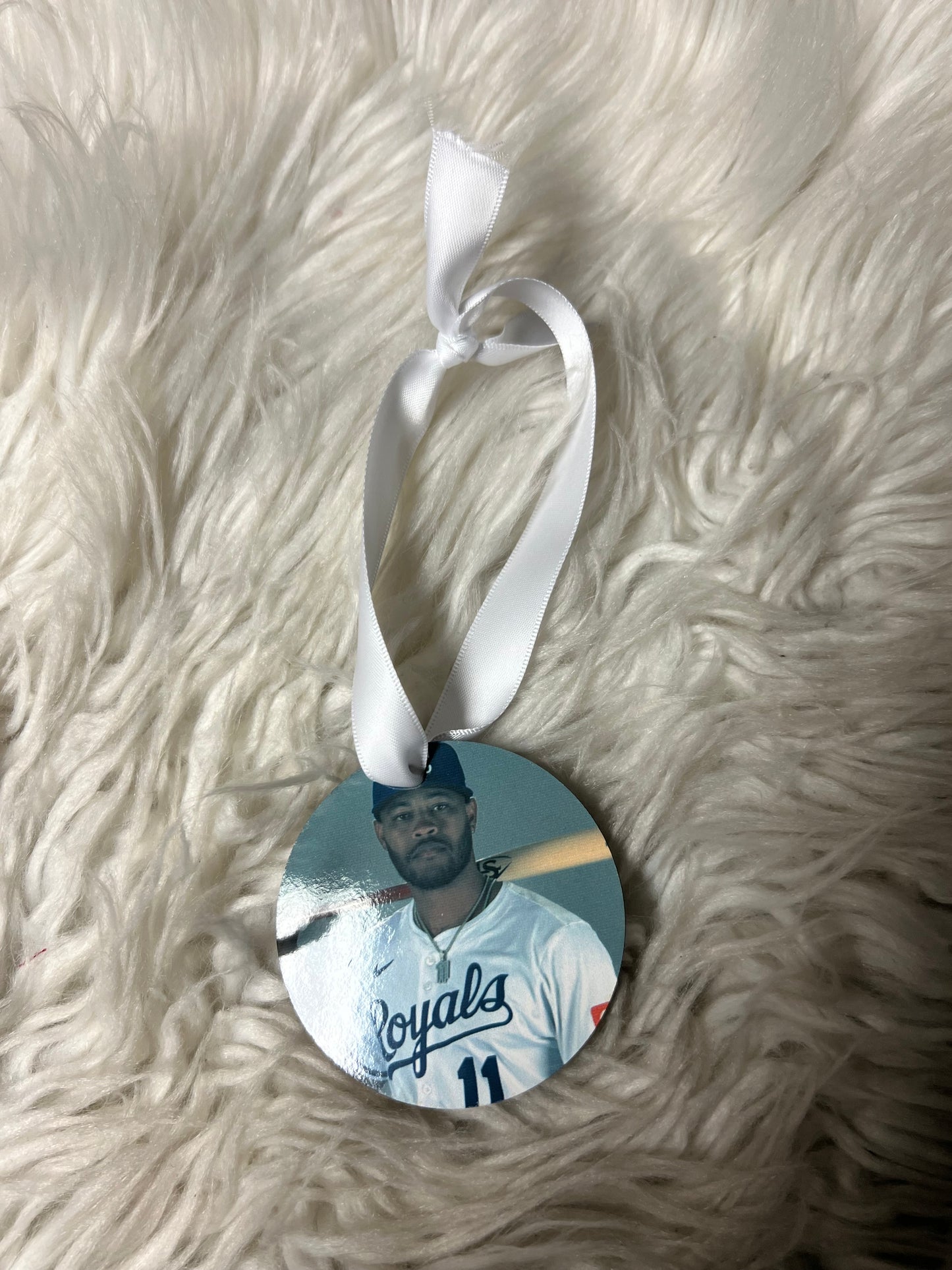 Mdf Christmas ornament baseball