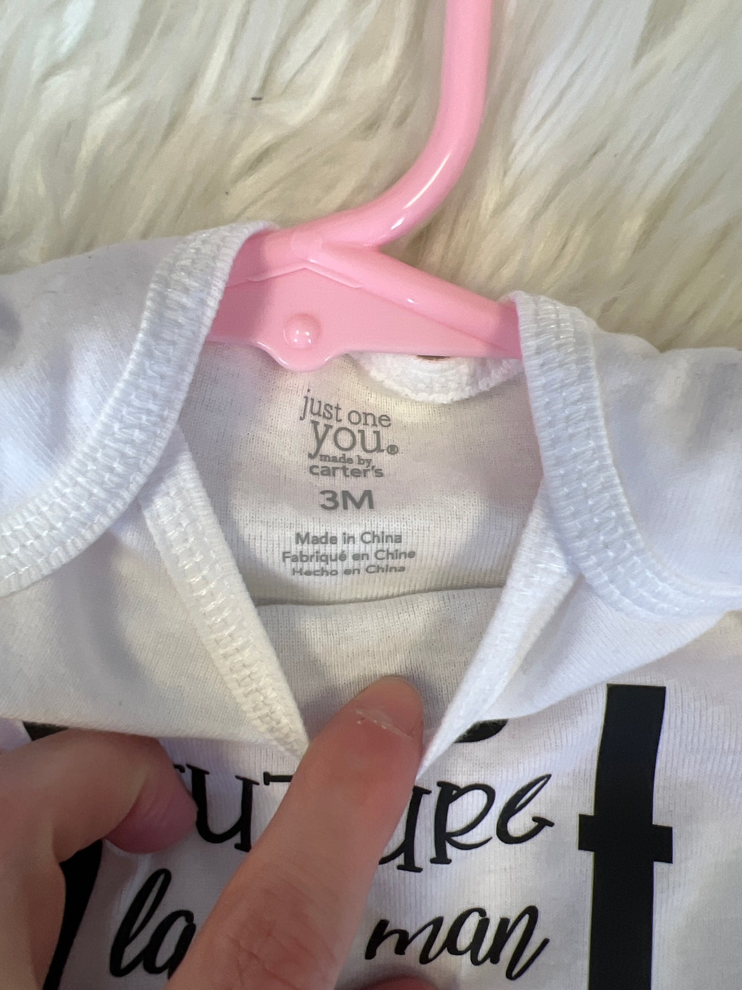 New baby onesie future ladies man current Mom’s boy