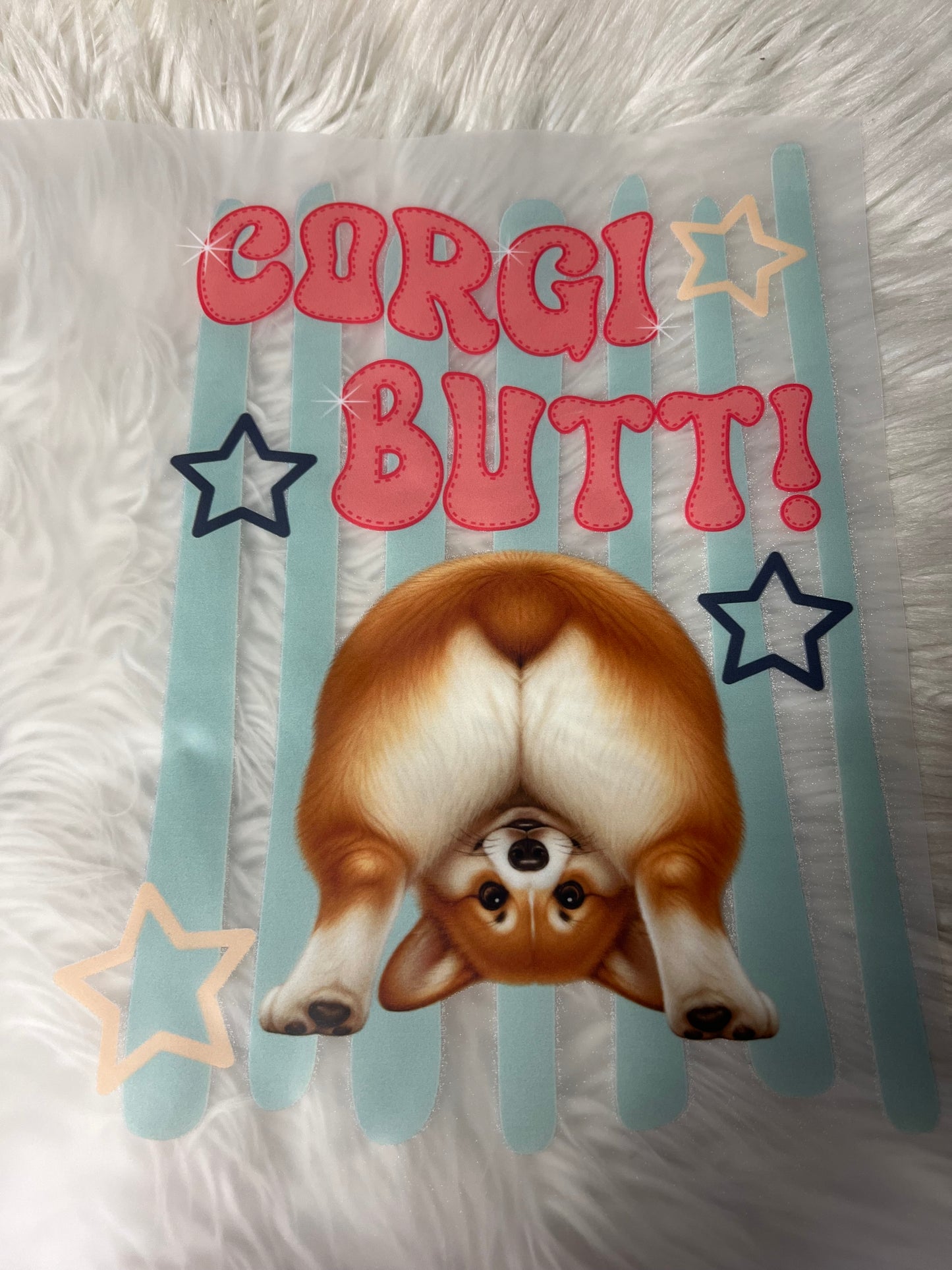 New DTF corgi