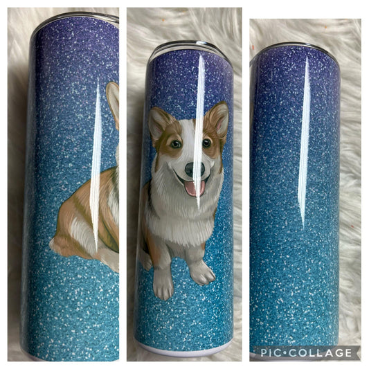 20 ounce Tumblr corgi