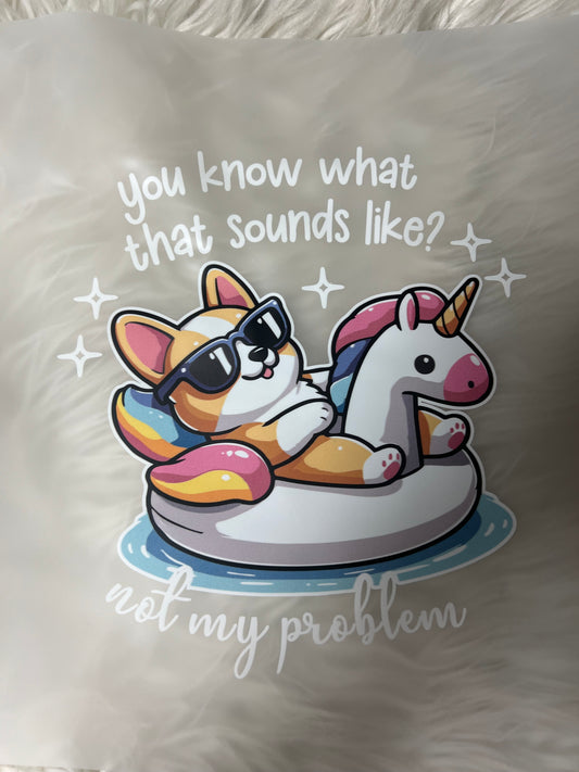 New DTF corgi