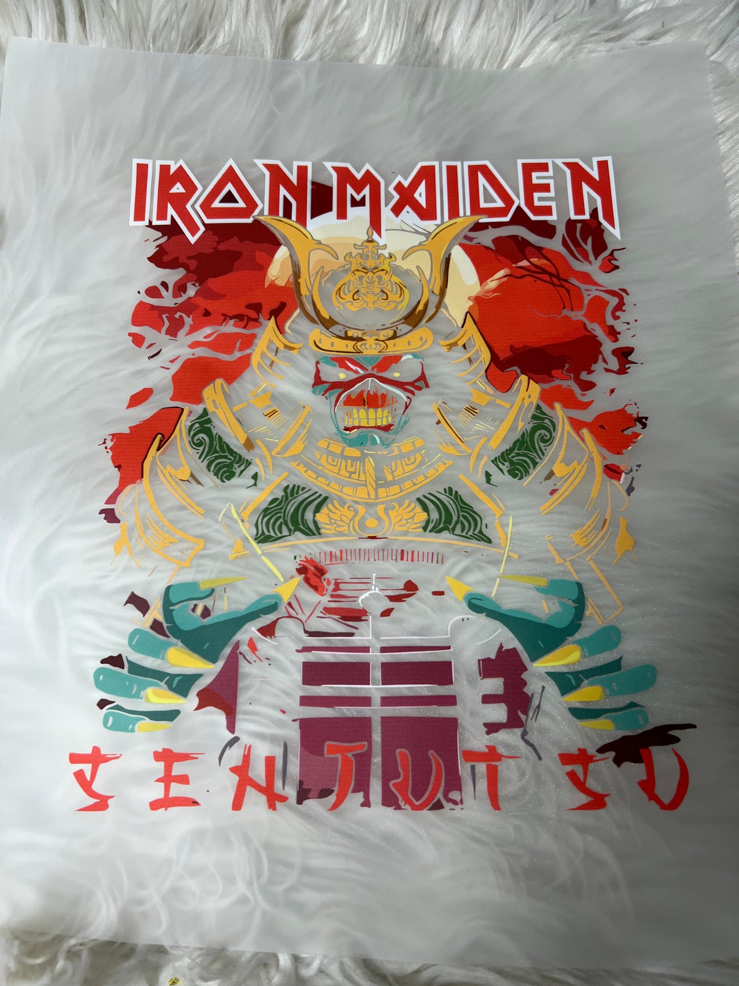 New DTF rock ‘n’ roll blackout design