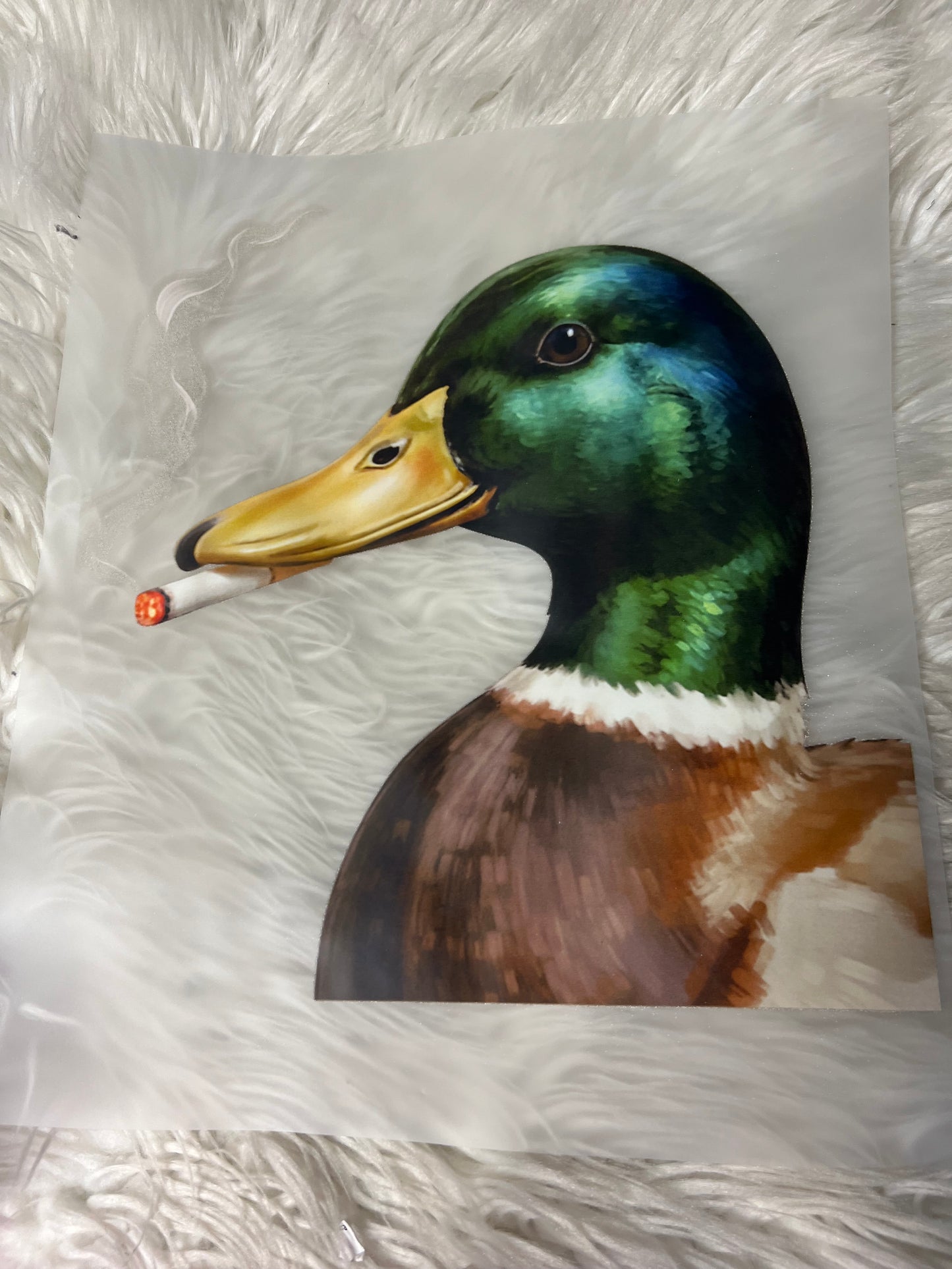 New DTF smoking hunting duck 