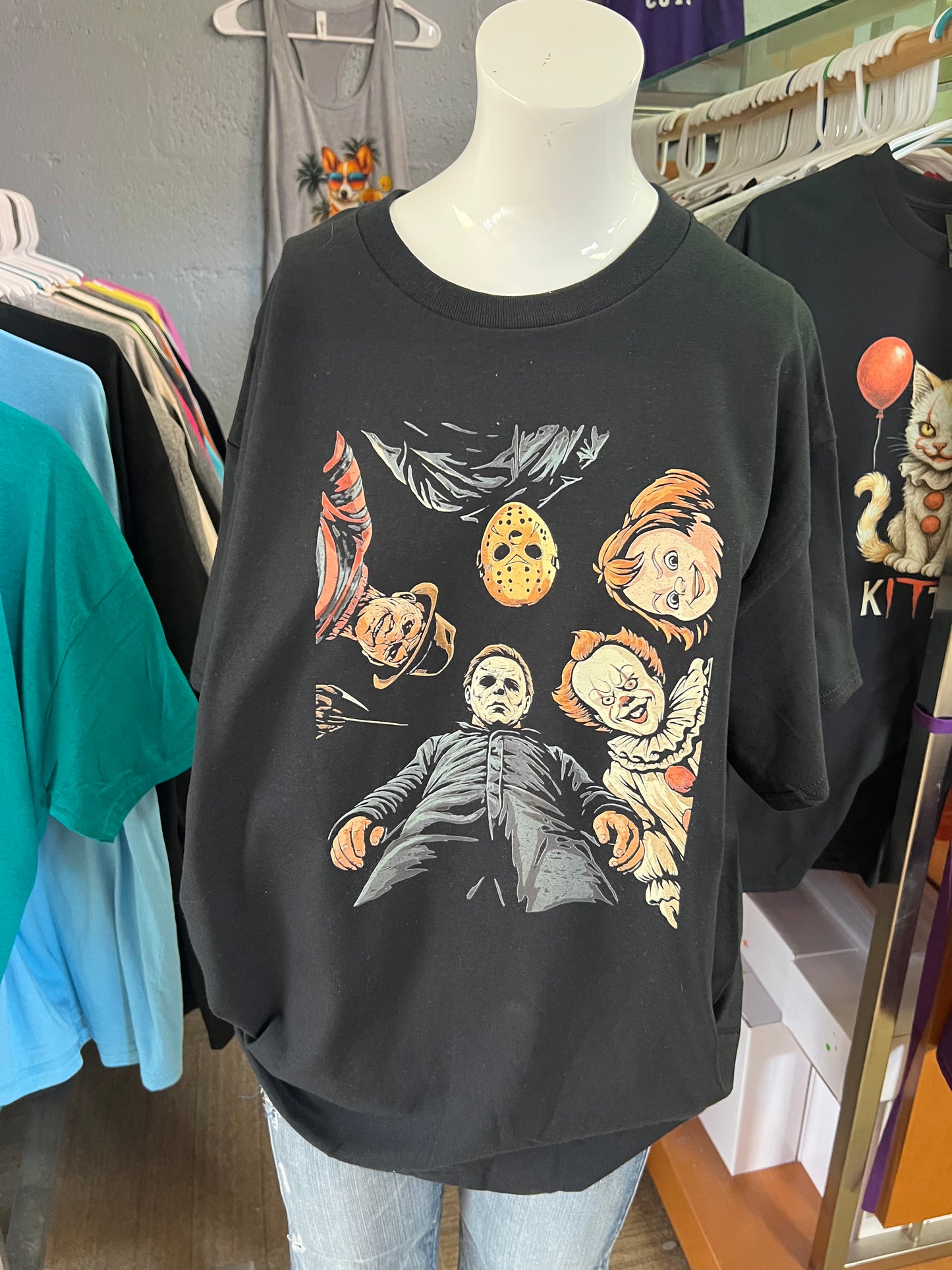 New  unisex T-shirt scary Halloween