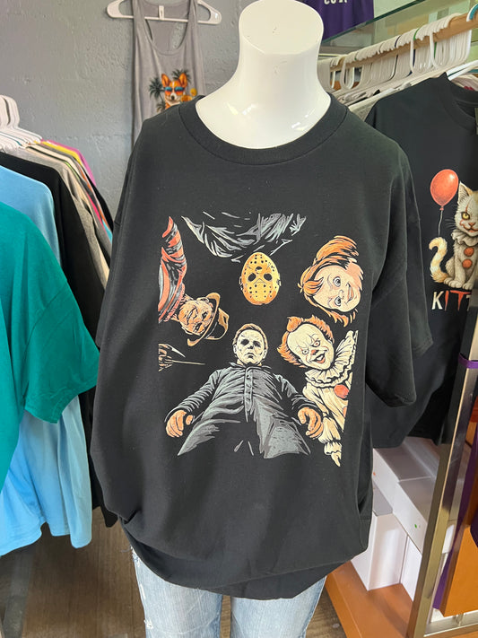 New  unisex T-shirt scary Halloween