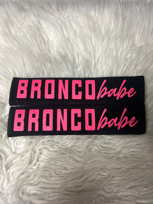 New seatbelt hot pink