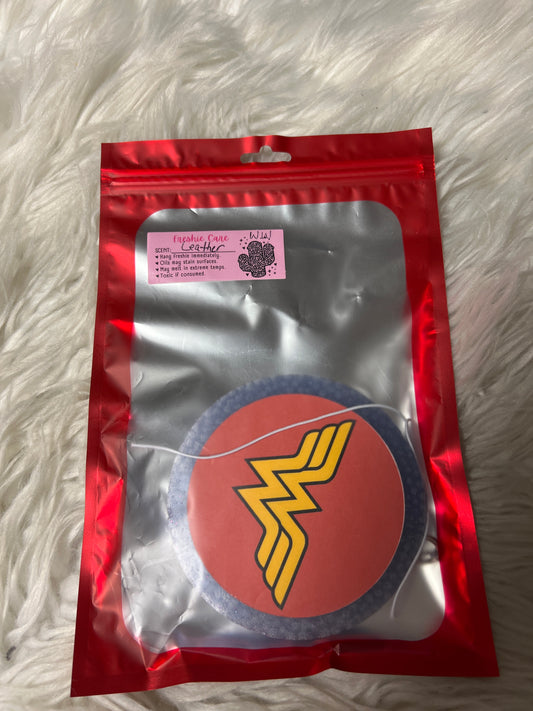 New freshie  smell leather superhero