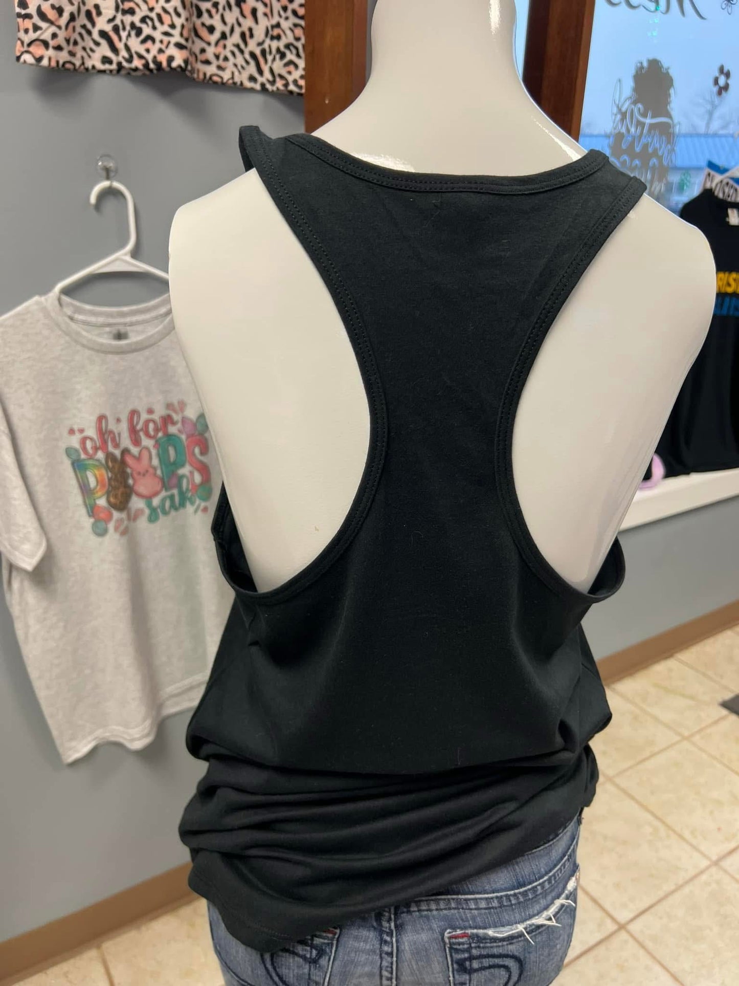 New ladies next level, Razorback tank top
