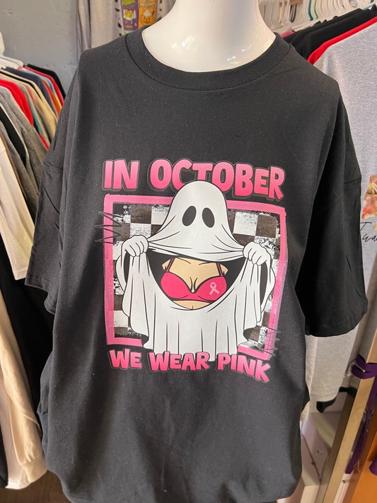 New unisex in October we wear pink