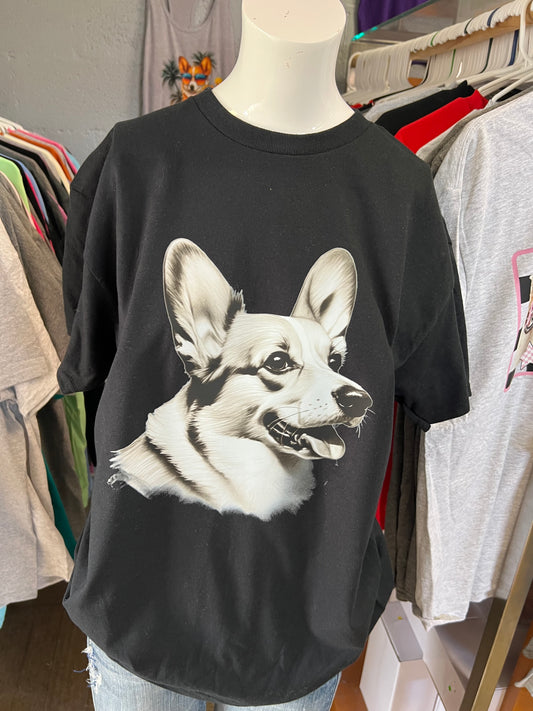 New  unisex T-shirt corgi