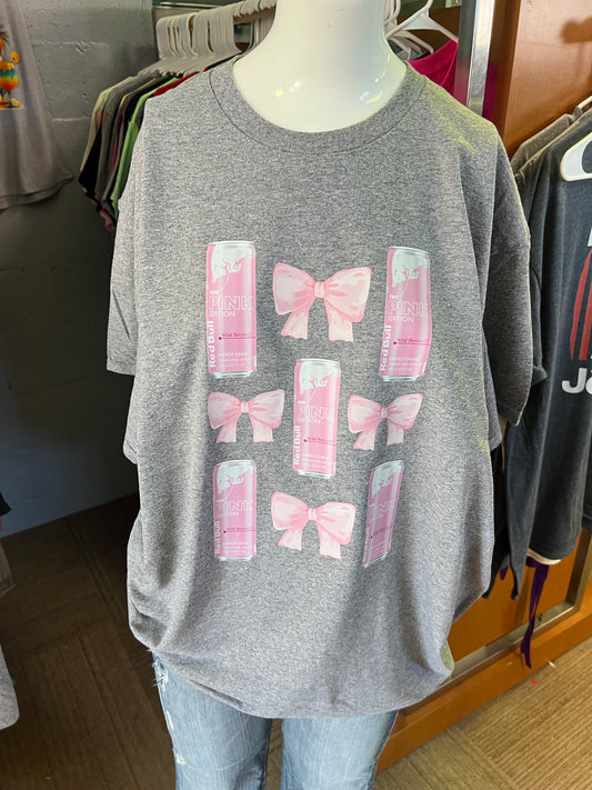 New  unisex T-shirt girly energy drink