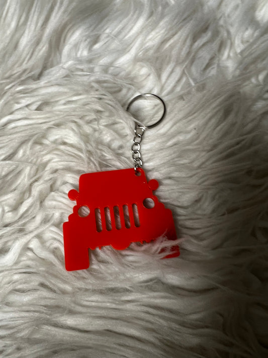 New acrylic keychain  off-road vehicle