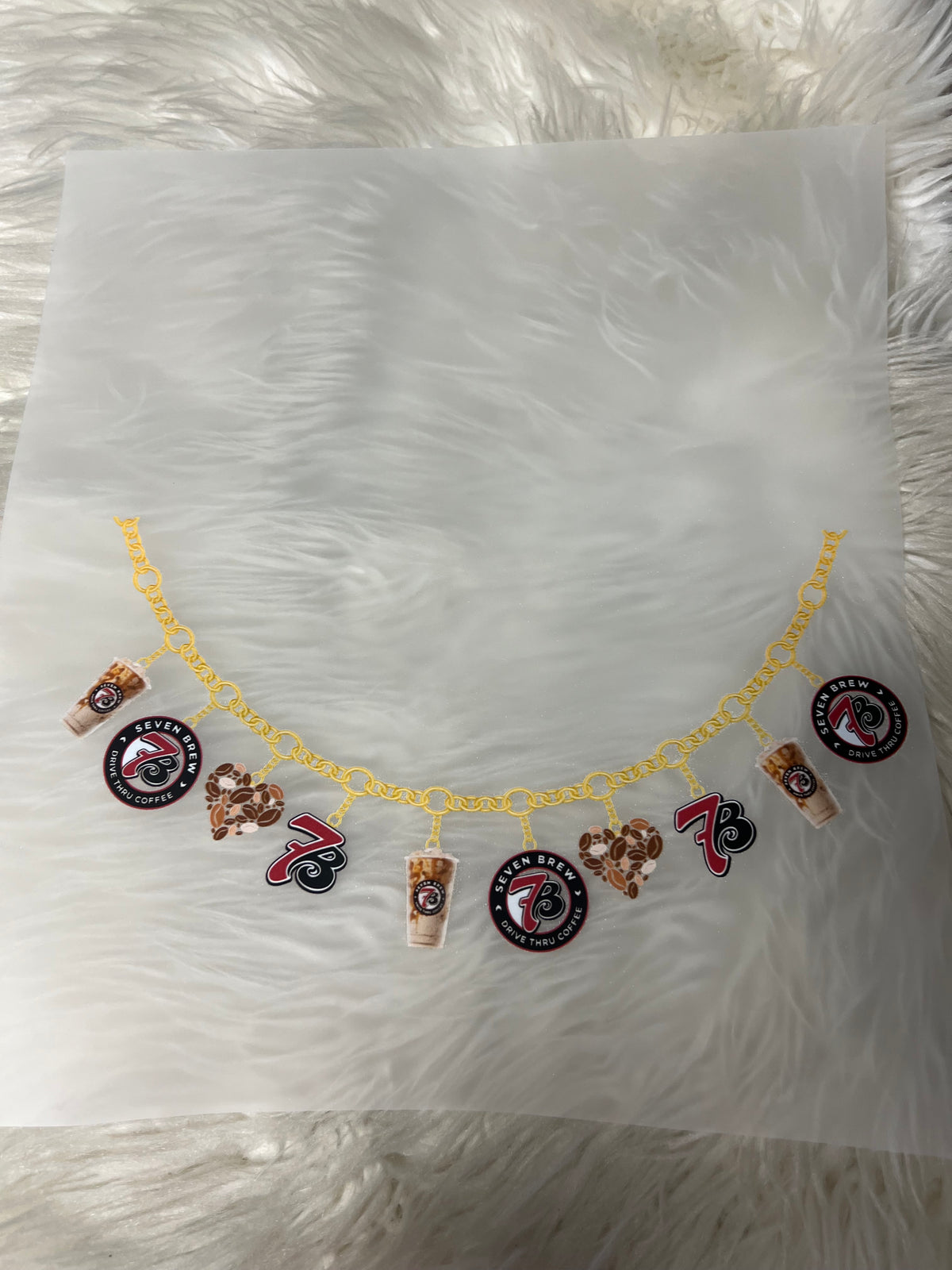New DTF necklace coffee brew