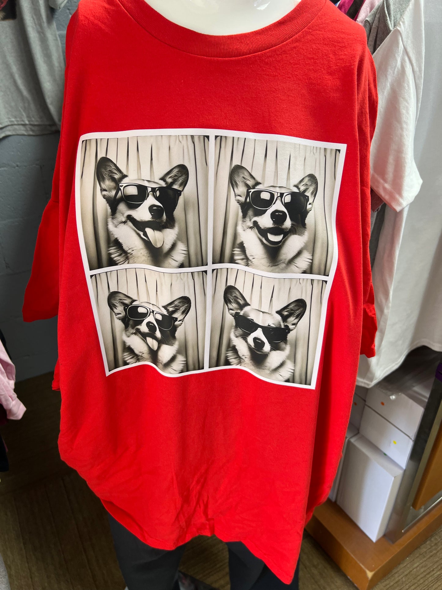 Red New unisex corgi
