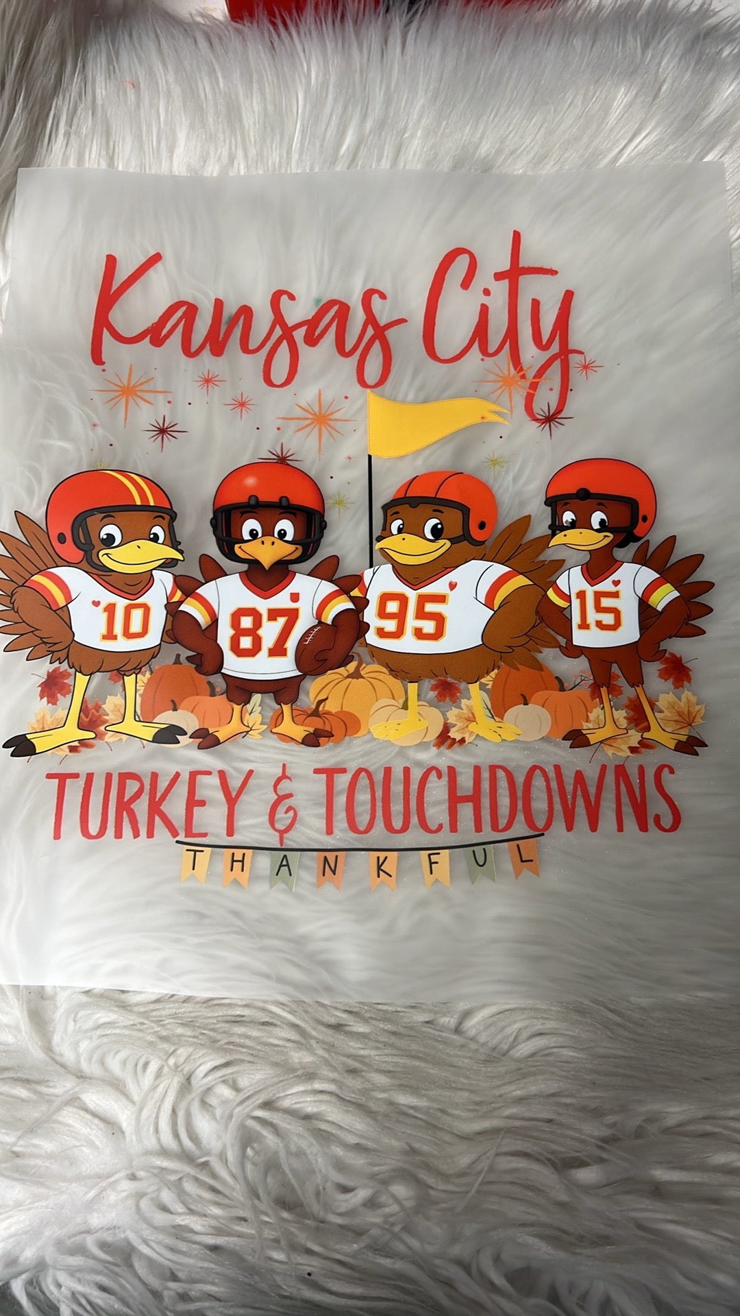 New DTF thanksgiving football