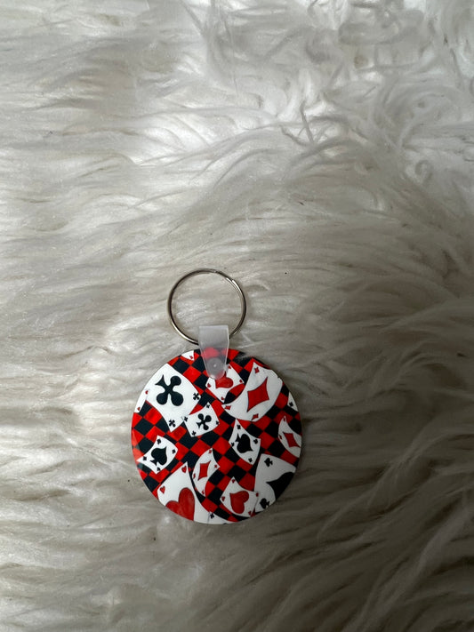 New keychain queen of cards
