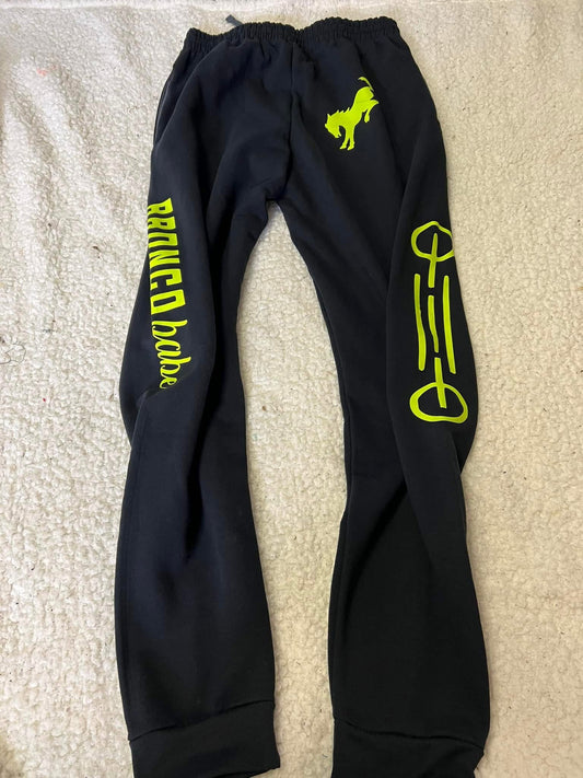 New unisex jerzees bottoms black