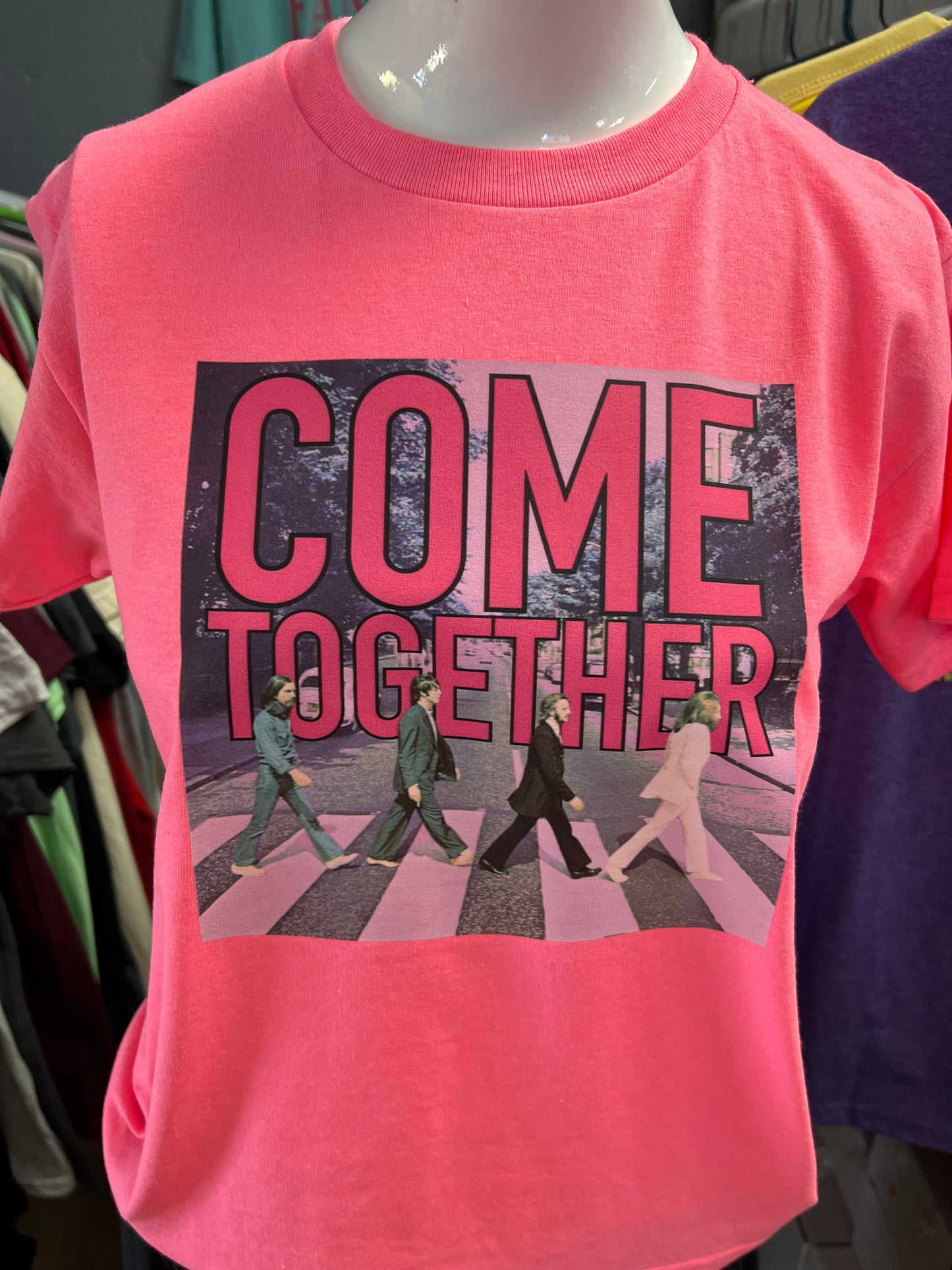 New unisex hot pink come together 