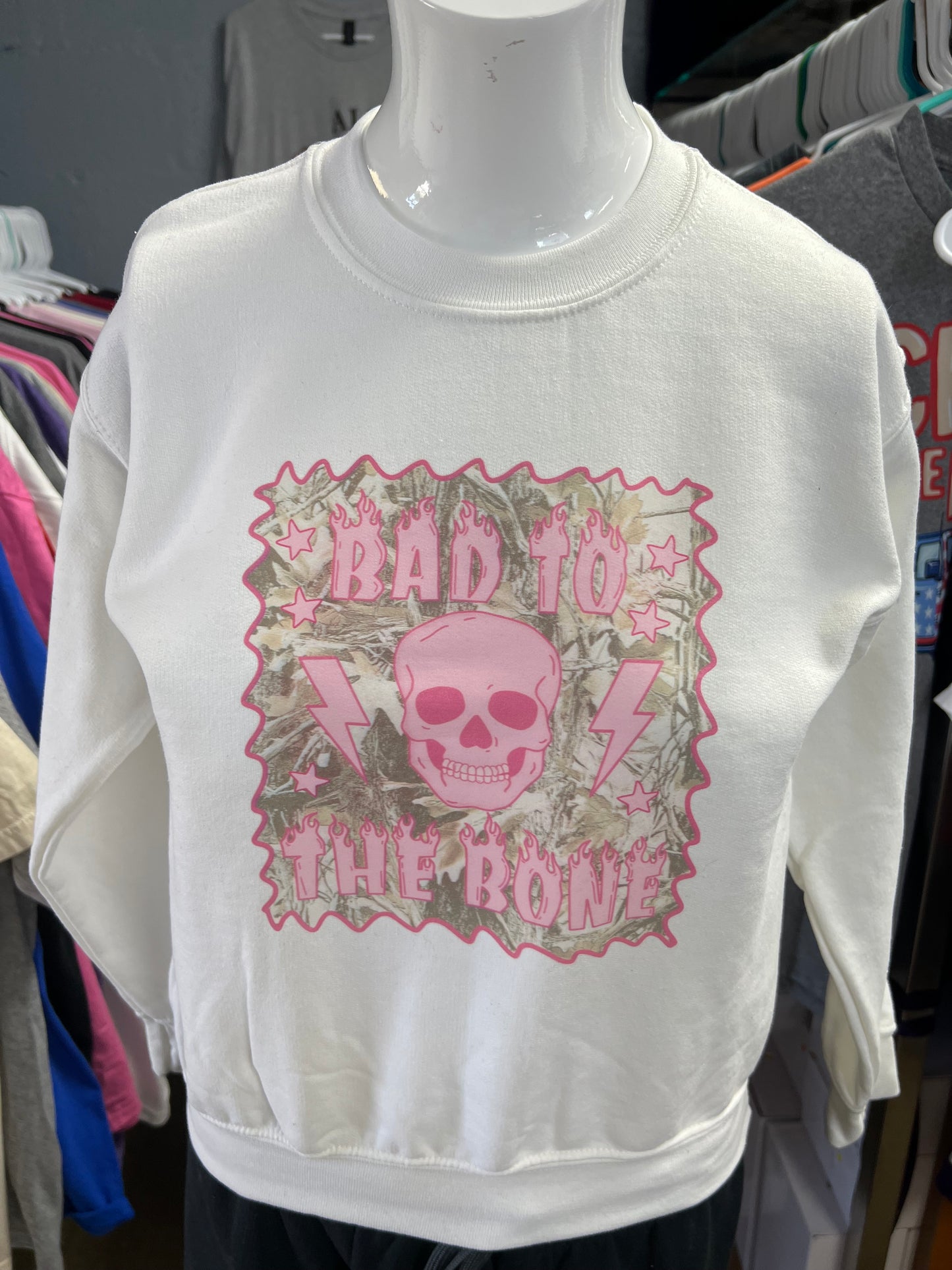 Ready to ship youth small sweatshirt gilded