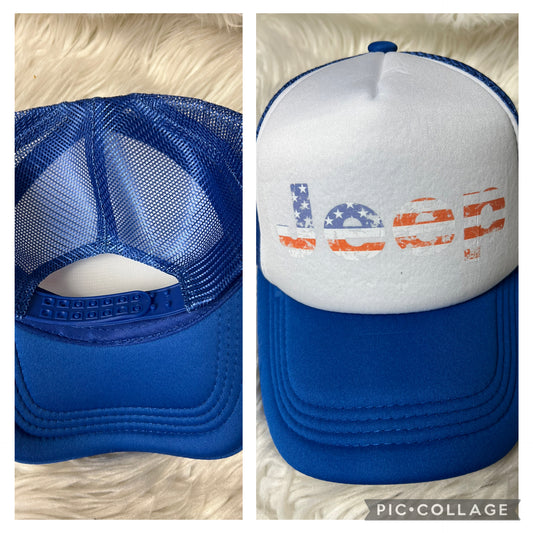 New 4 x 4, American flag hat