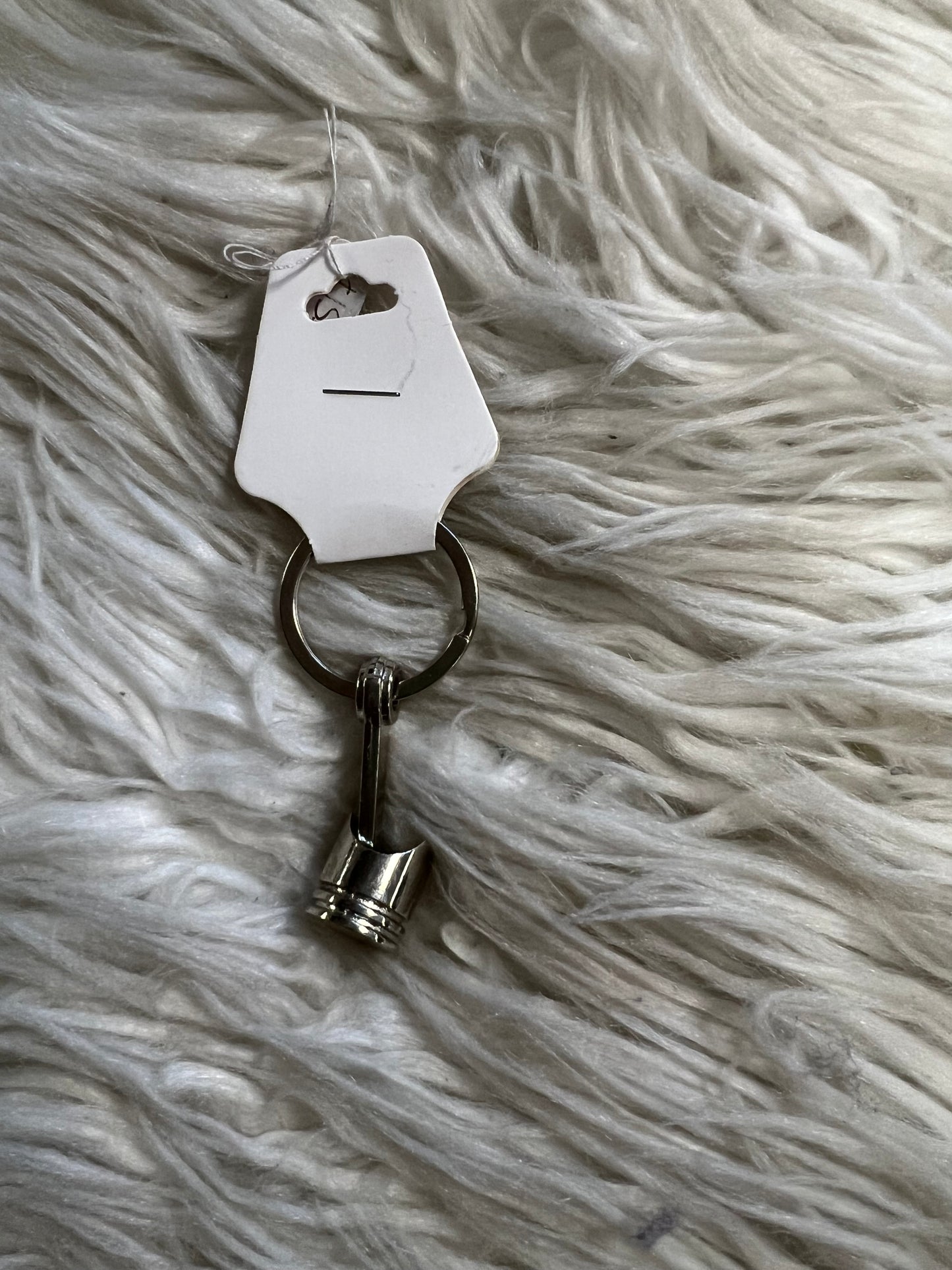 Car keychain silver