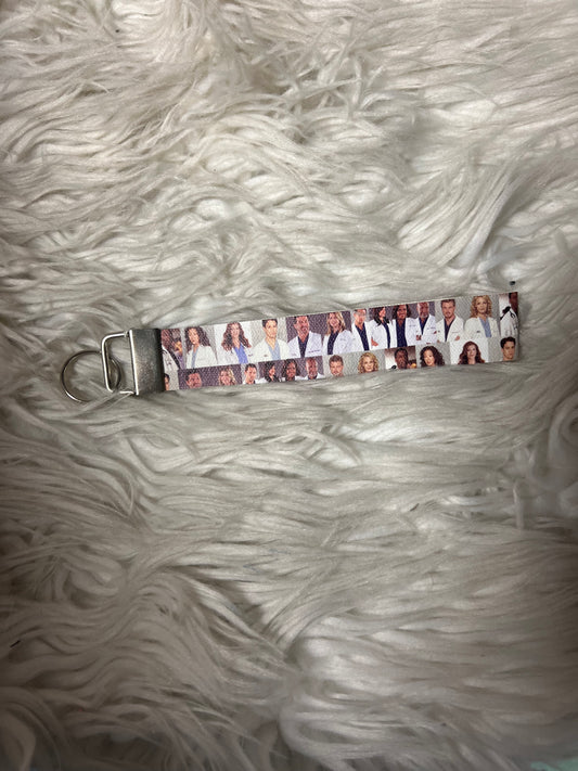 New keychain wristlet grays