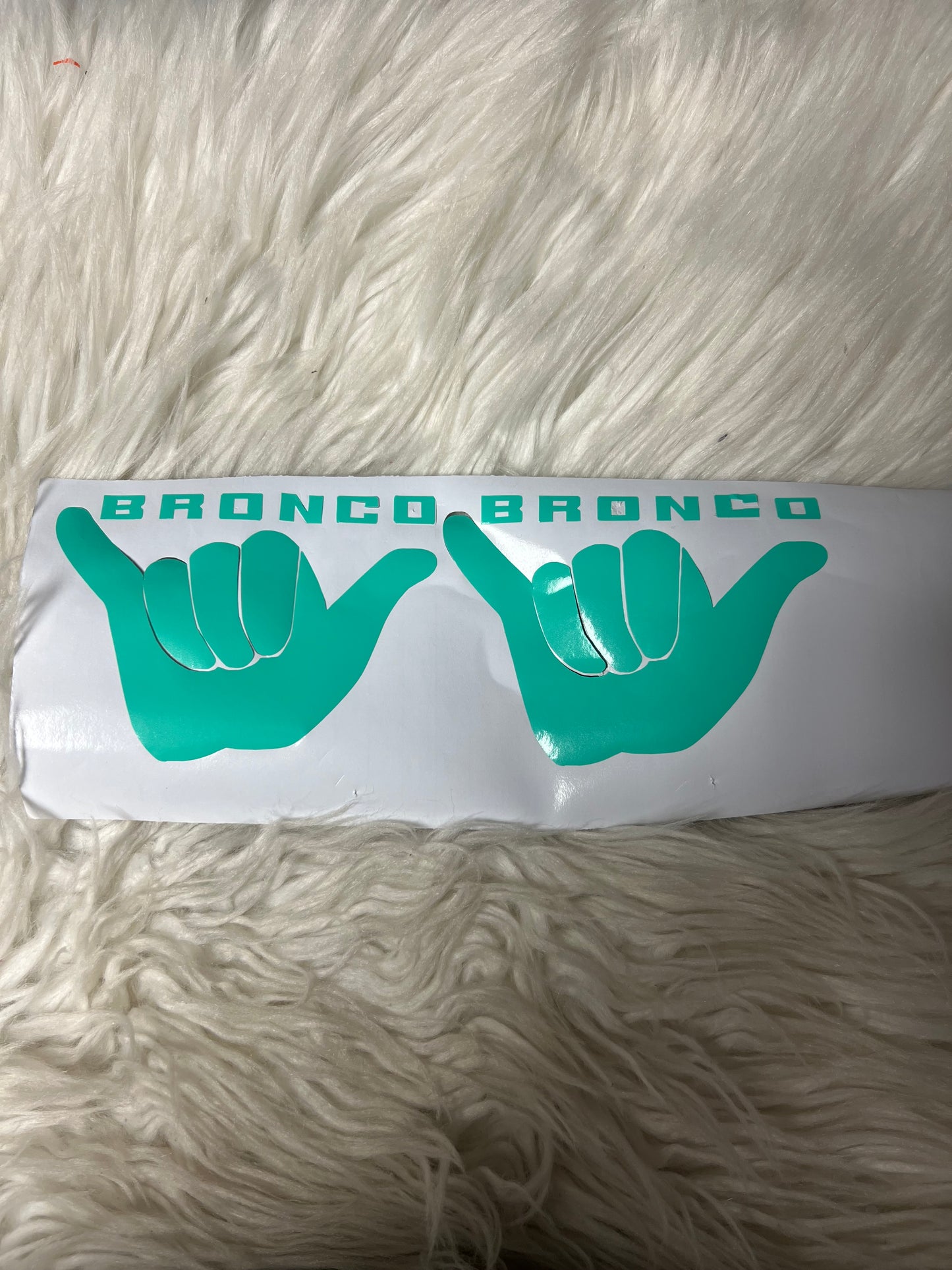 Vehicle wave car decals mint