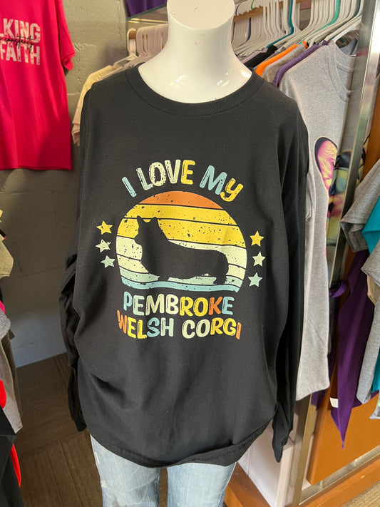 New  unisex T-shirt corgi