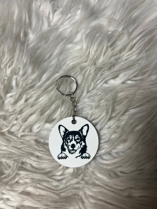 Corgi New keychain