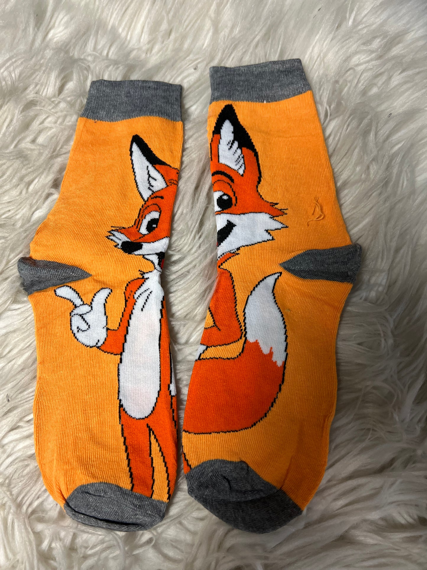 New adult one size graphic socks