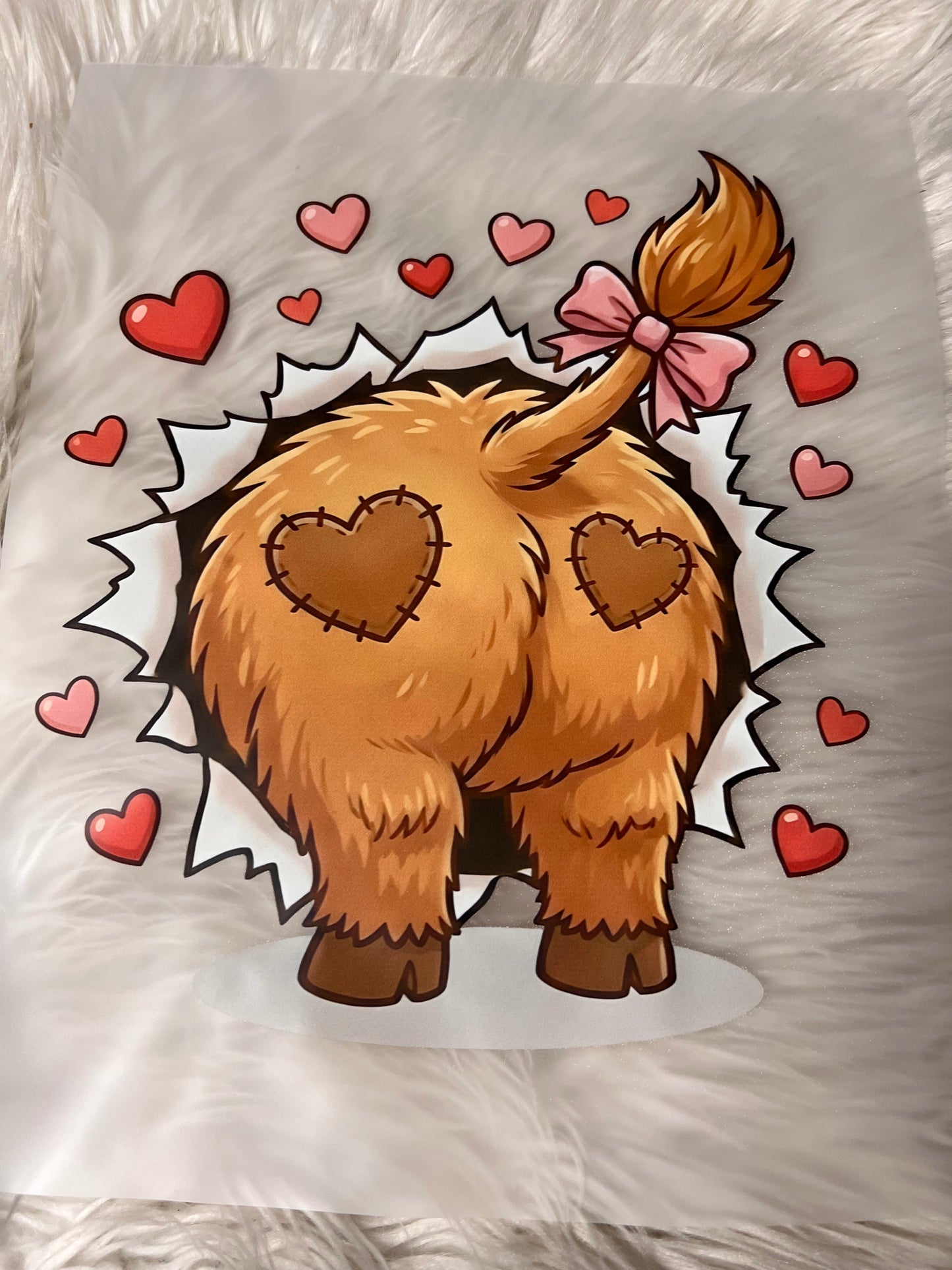 New DTF cow