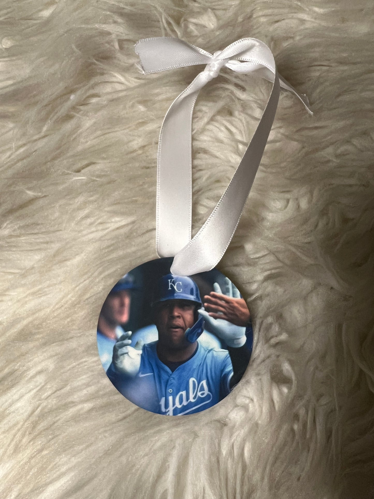 Mdf Christmas ornament baseball