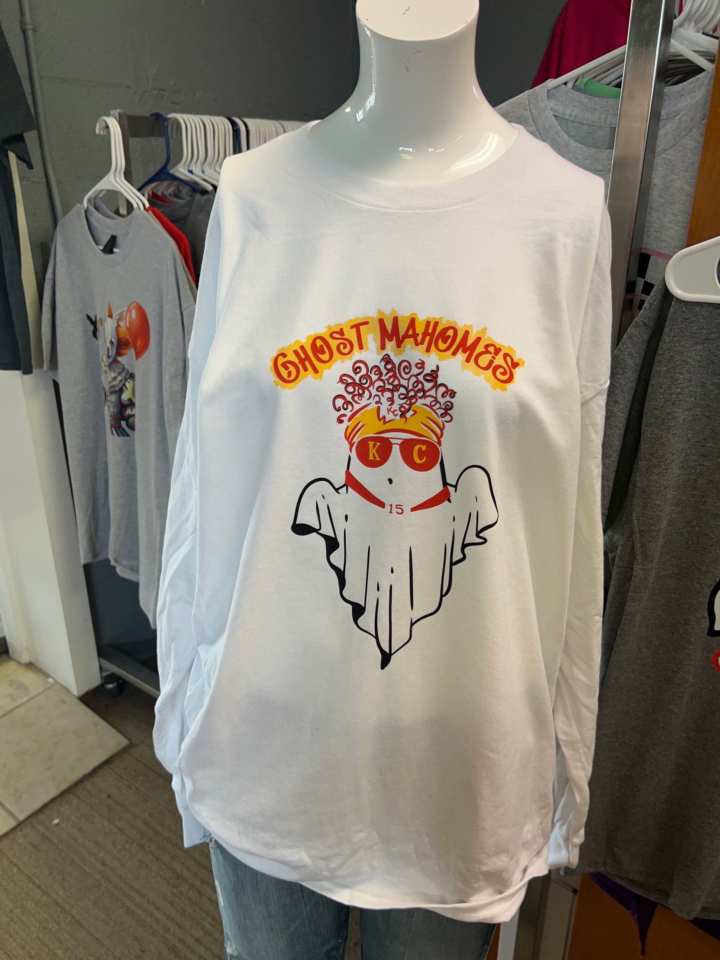 New unisex kc football Halloween 